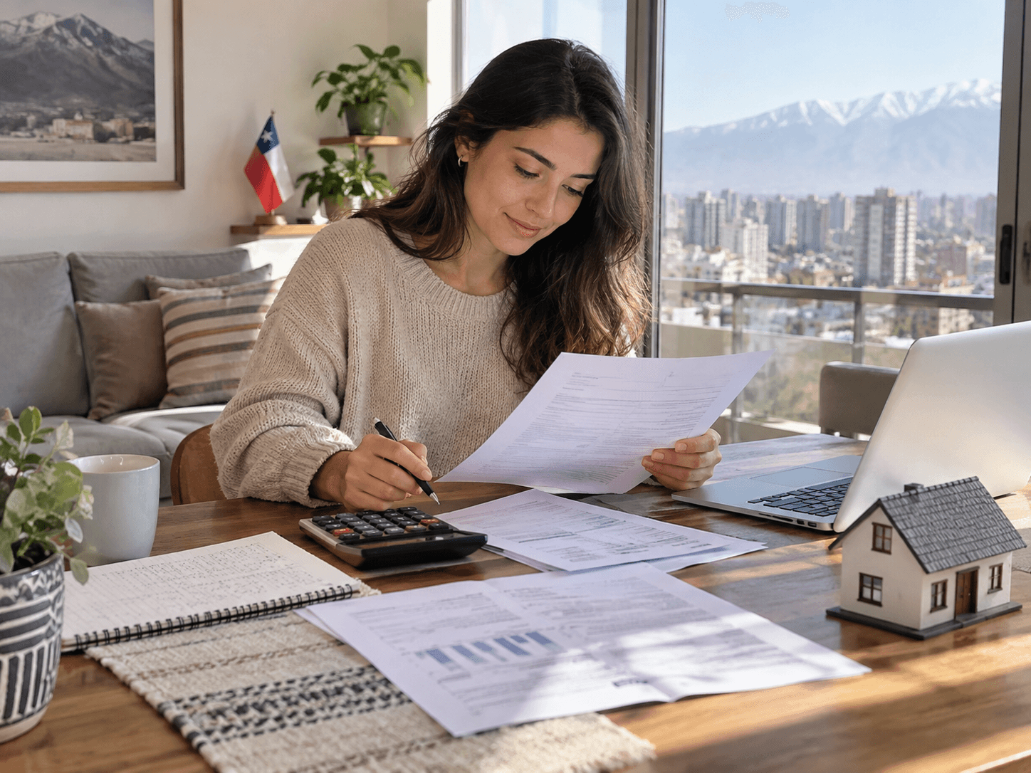 Cálculo del beneficio tributario 55 bis por intereses hipotecarios en Chile