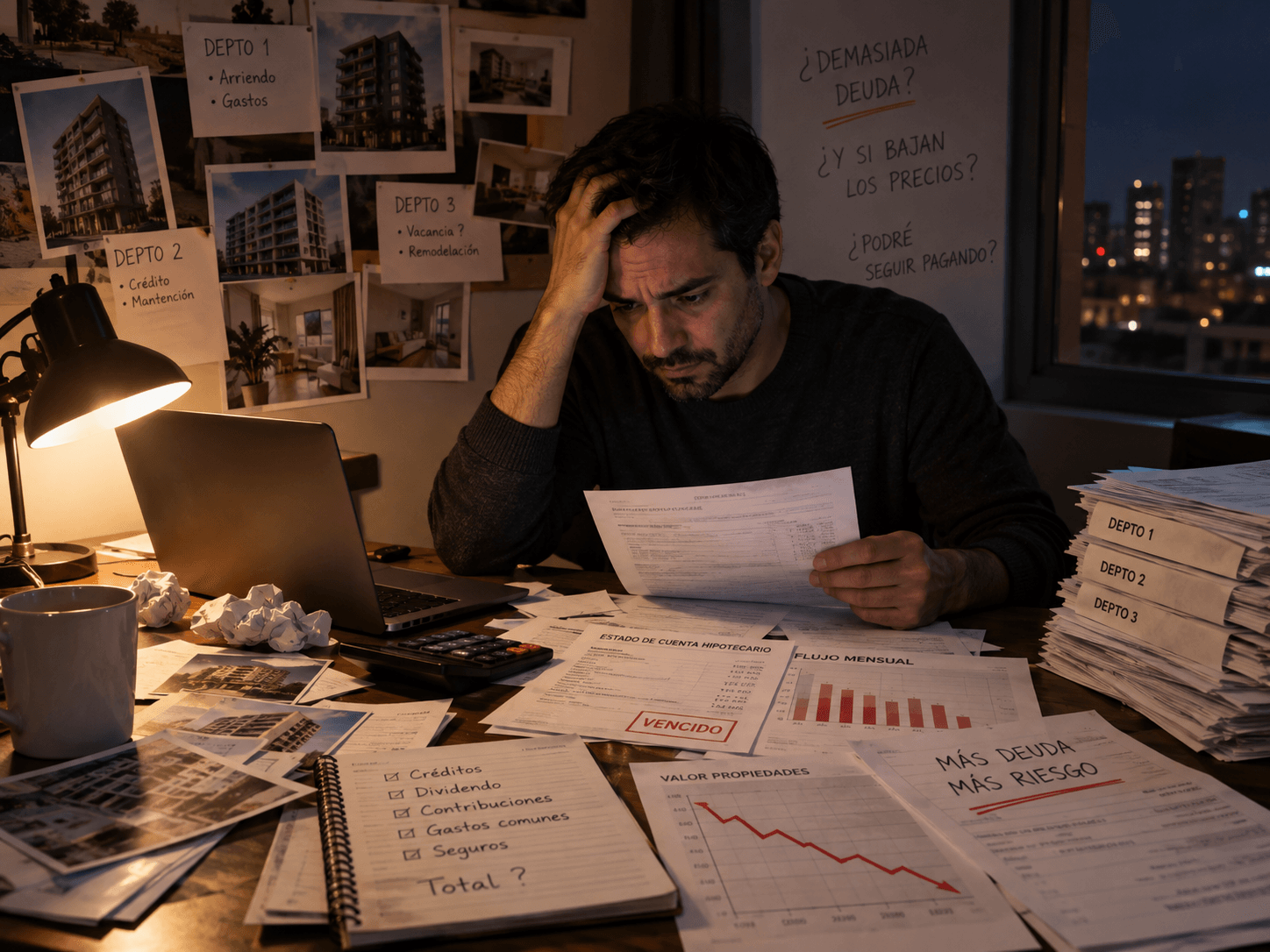 Riesgos de sobreendeudamiento al financiar varias propiedades con créditos hipotecarios