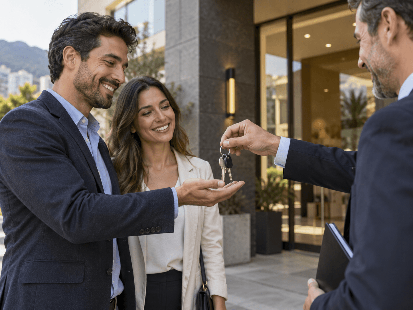 Entrega de llaves al comprar un departamento en Chile