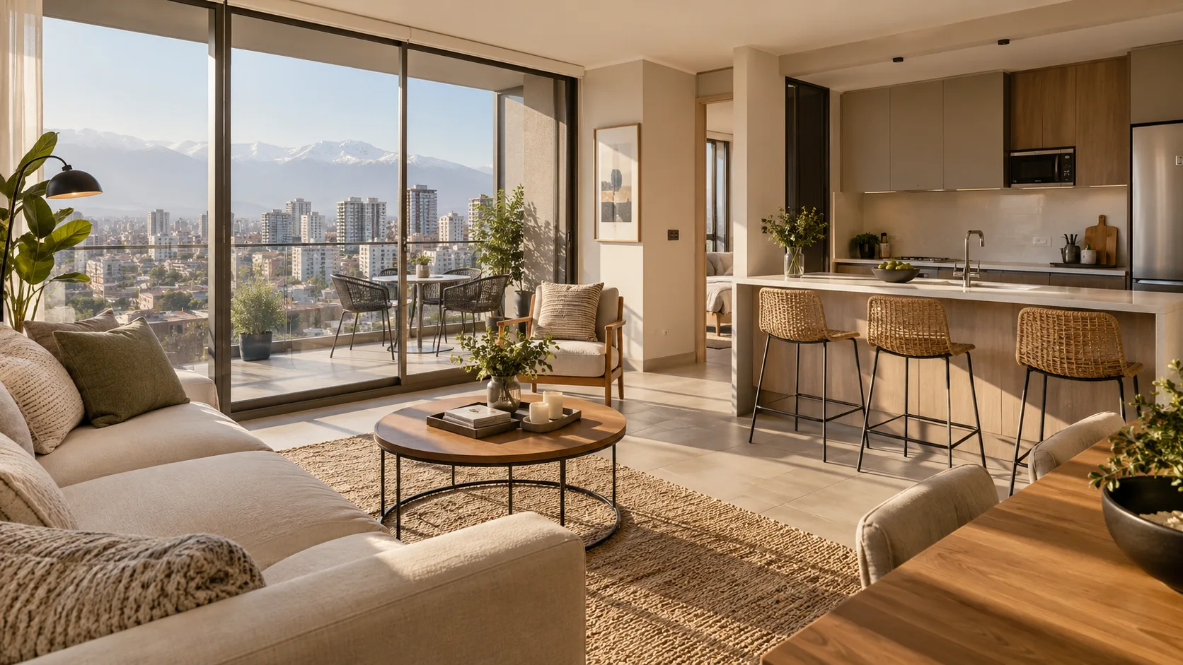 Vivienda nueva financiada con subsidio hipotecario en Santiago de Chile