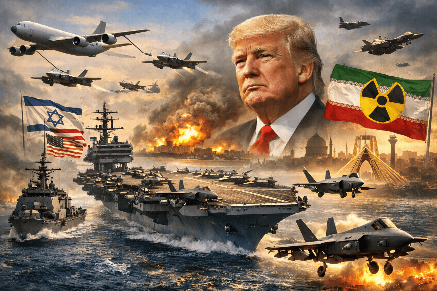 Trump acumula fuerzas en Medio Oriente y presiona a Irán por acuerdo nuclear