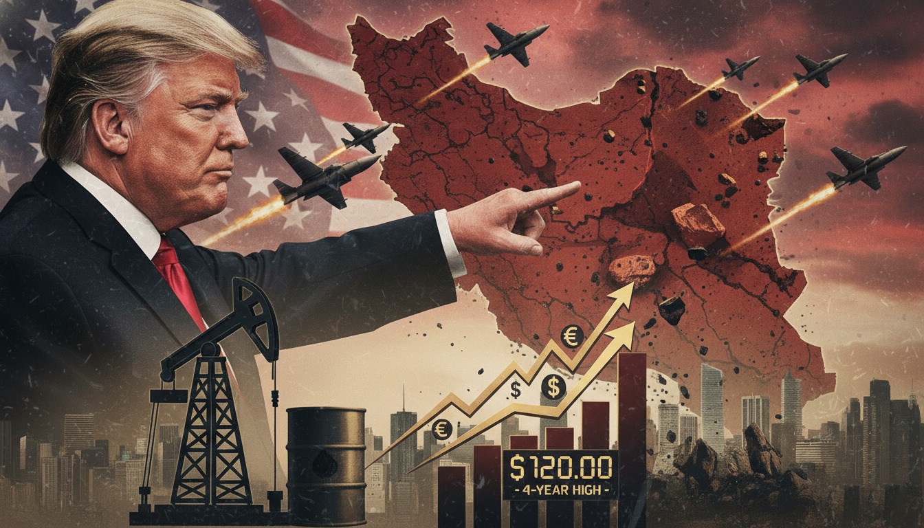 Trump amenaza con intensificar ataques contra Irán y llevarlo a la “Edad de Piedra”, mientras Petróleo se dispara a máximos de 4 años.