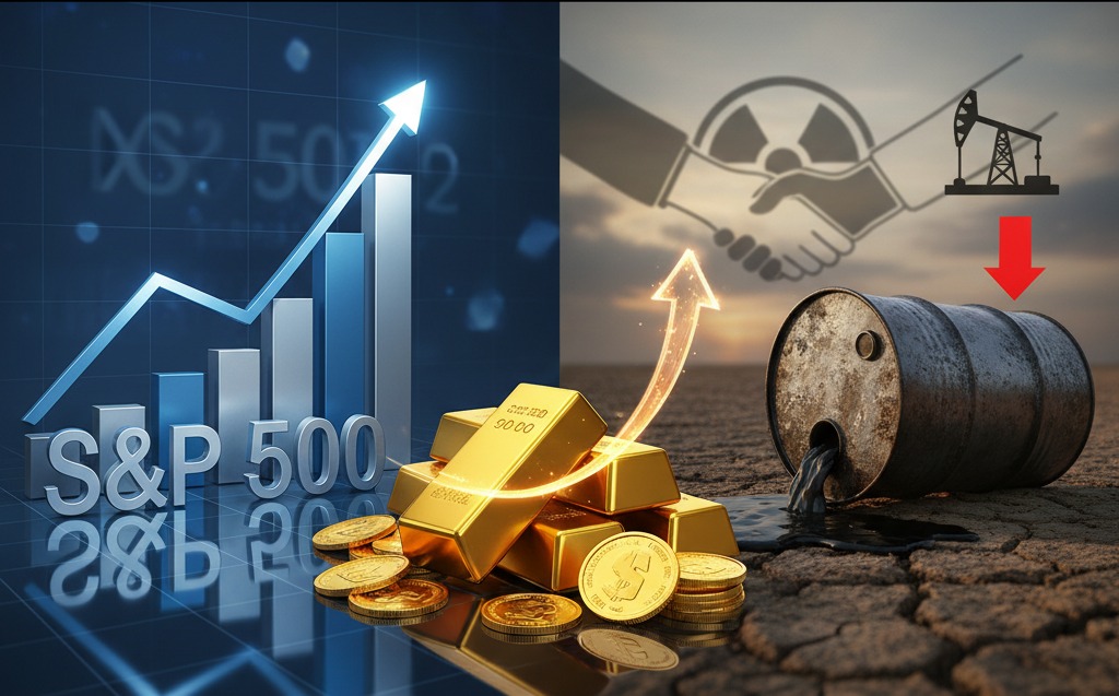 S&P 500 bate otro récord, el oro repunta y petróleo cae ante posible acuerdo con Irán