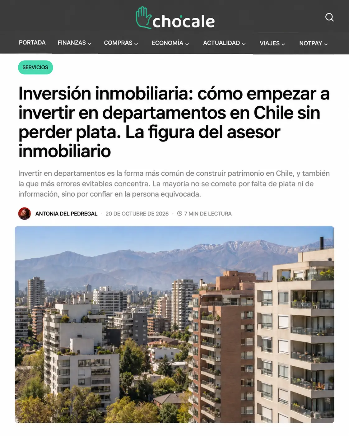 Chocale_ Inversión Inmobiliaria en Chile